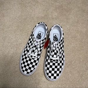 NWT CHECKERED VANS